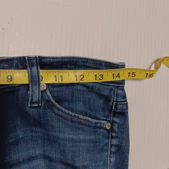 ag ADRIANO GOLDSCHMIED Angelina Petite Bootcut 49 button jeans, 27R - Picture 11 of 16